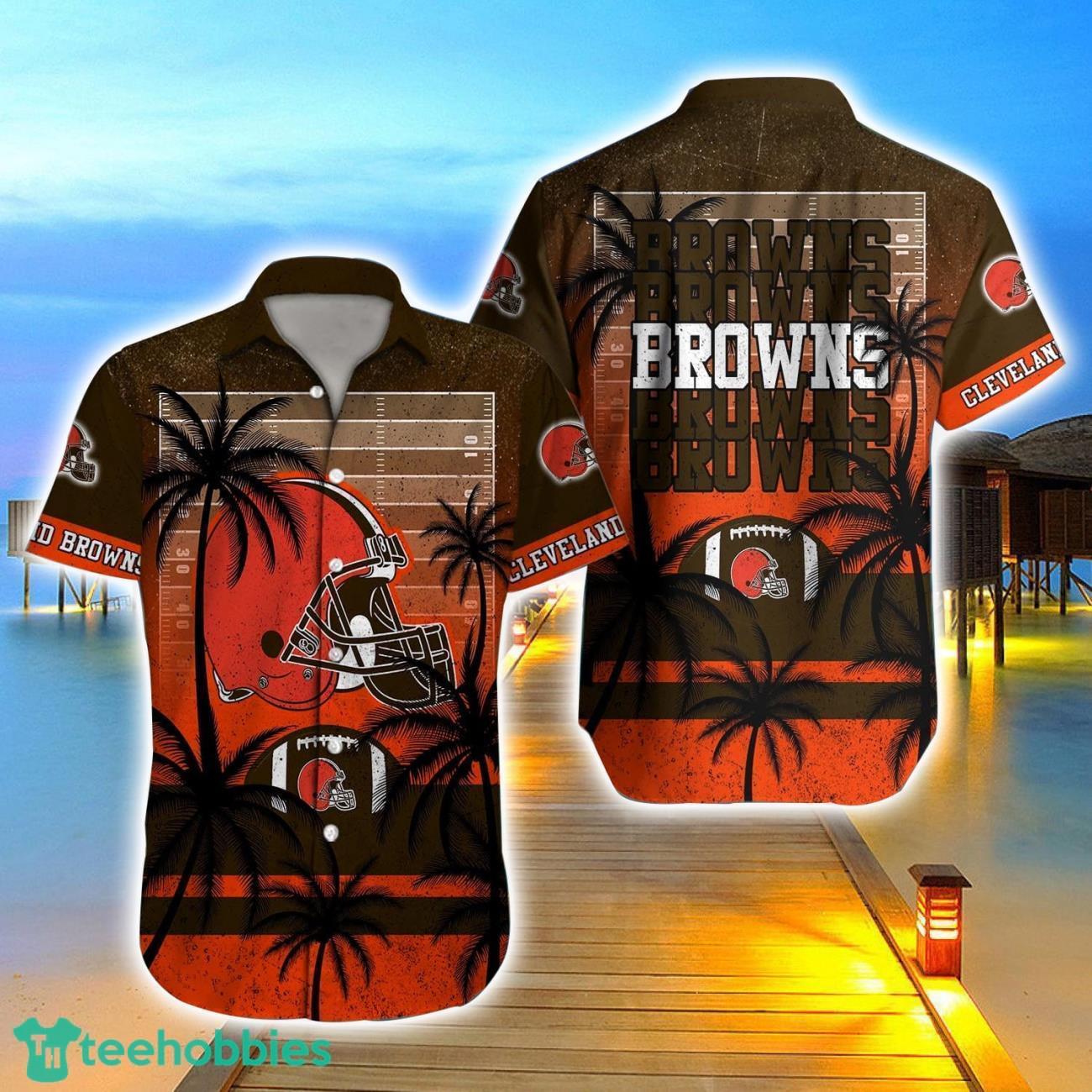 Cleveland Browns NFL Hawaiian Shirt Logo Team Summer Gift For fans Product Photo 1