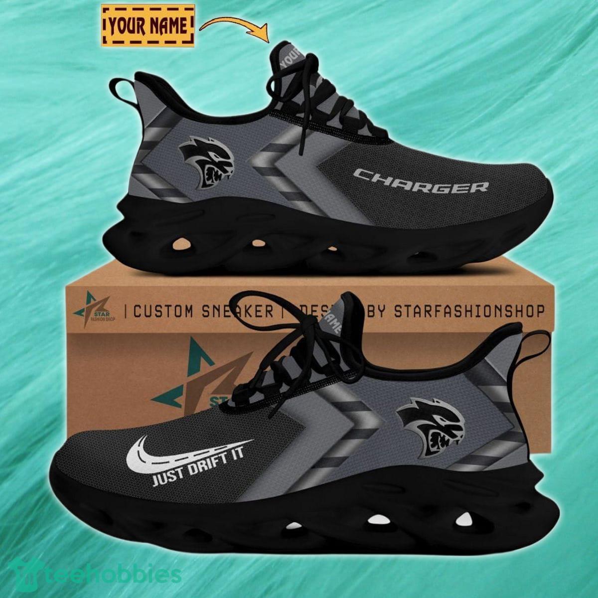 Dodge Charger Famous Motor Brand Custom Name Max Soul Shoes Unique Gift Dodge Charger Famous Motor Brand Custom Name Max Soul Shoes Unique Gift Product Photo 1