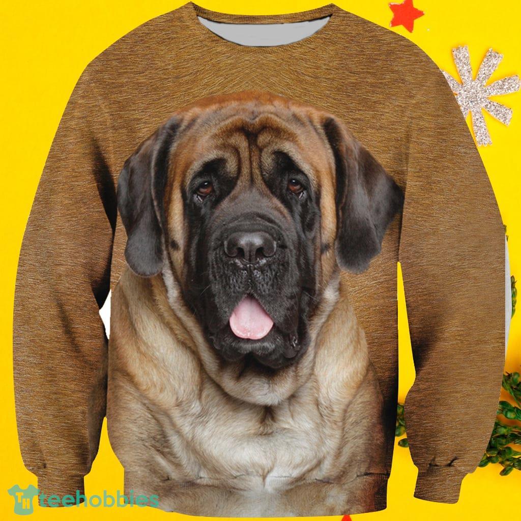 English Mastiff Ugly Sweatshirt 3D Gift For Christmas Pet Lover Product Photo 1