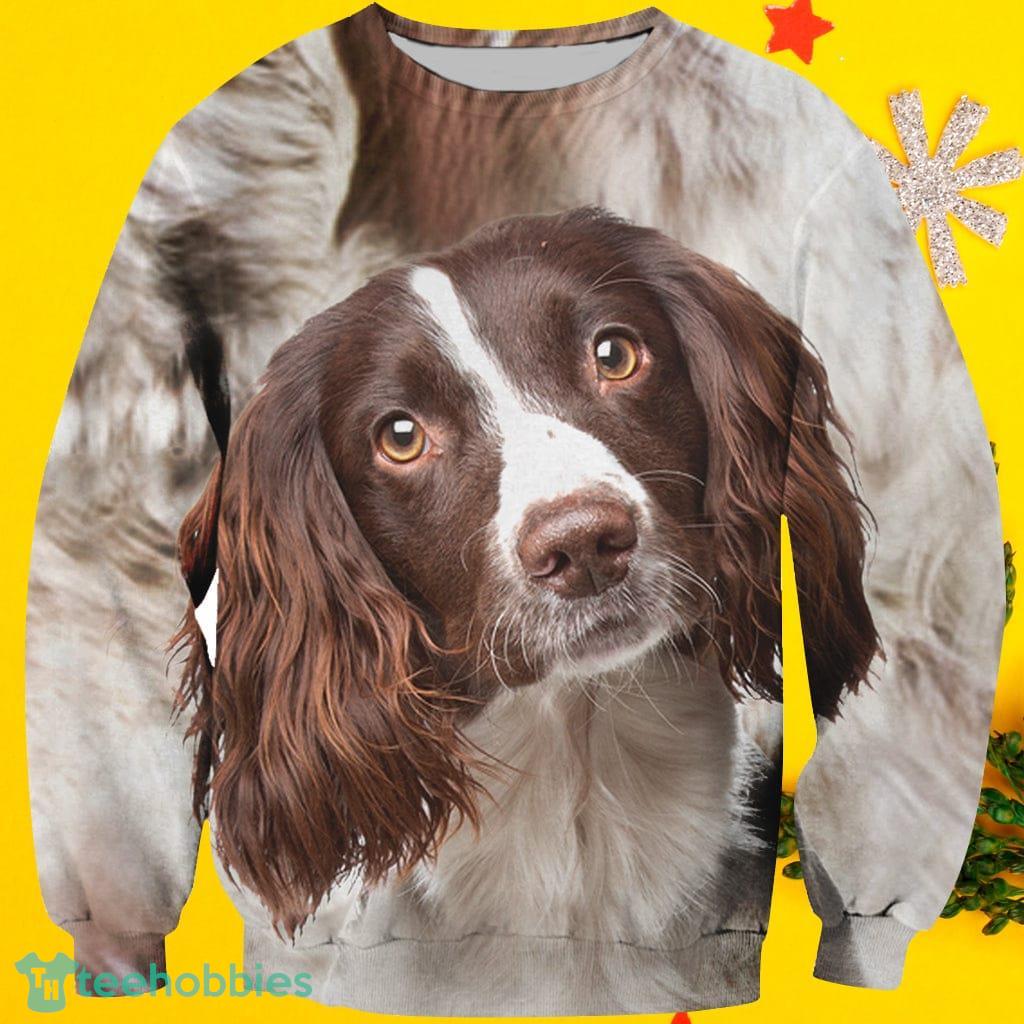 English Springer Spaniel Ugly Sweatshirt 3D Gift For Christmas Pet Lover Product Photo 1