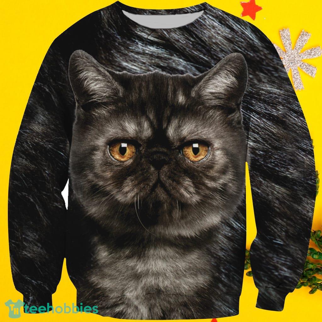 Exotic Shorthair Cat Ugly Sweatshirt 3D Gift For Christmas Pet Lover Product Photo 1