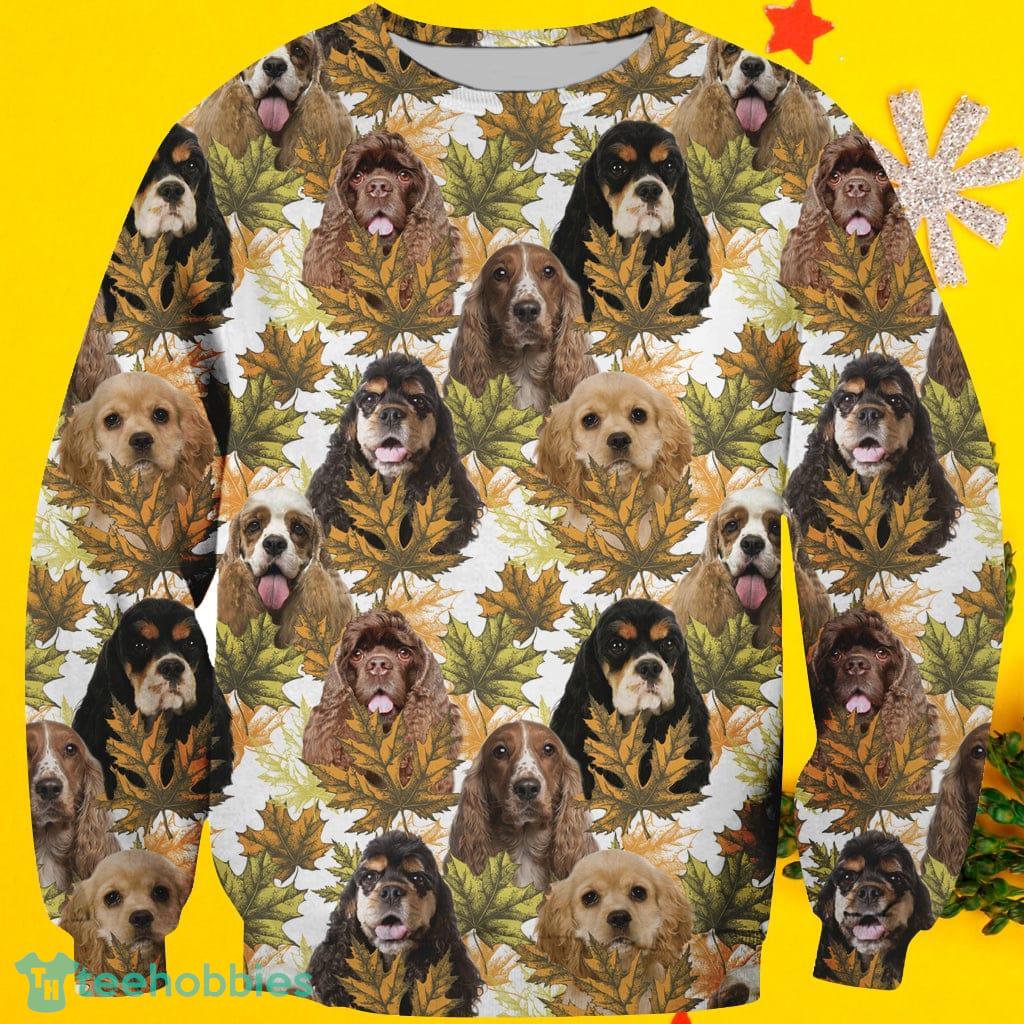 Fall-Winter American Cocker Spaniel Ugly Sweatshirt 3D V1 Gift For Christmas Pet Lover Product Photo 1