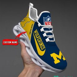 NCAA Michigan Wolverines Running Shoes Custom Name Max Soul Shoes Sport Team Gift Product Photo 3