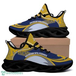 Michigan Wolverines Running Max Soul Personalized Name Shoes Product Photo 2