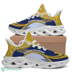 Michigan Wolverines Running Max Soul Personalized Name Shoes Product Photo 1