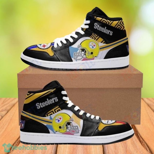 Nfl Pittsburgh Steelers Nike Jordan Sneakers Shoes Custom Elegant Air Jordan Hightop Sneaker Shoes Product Photo 1