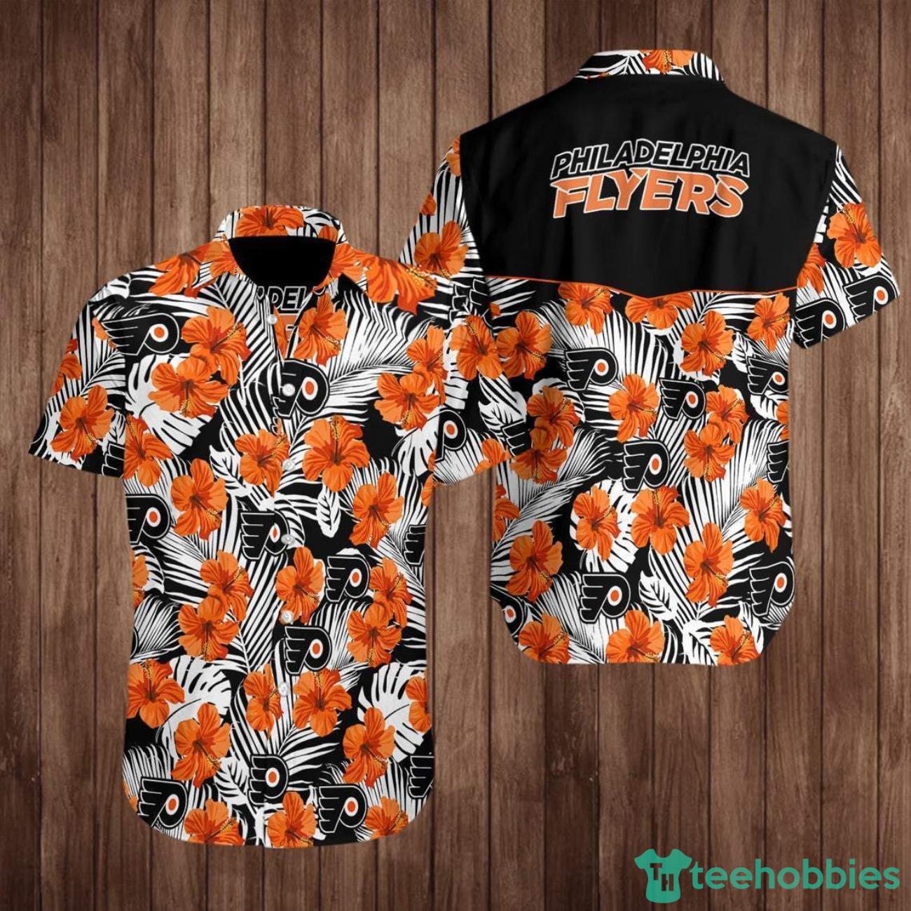 Philadelphia Flyers Ice hockey Team Aloha Beach Gift 3D Hawaiian Flower Summer Shirt Product Photo 1