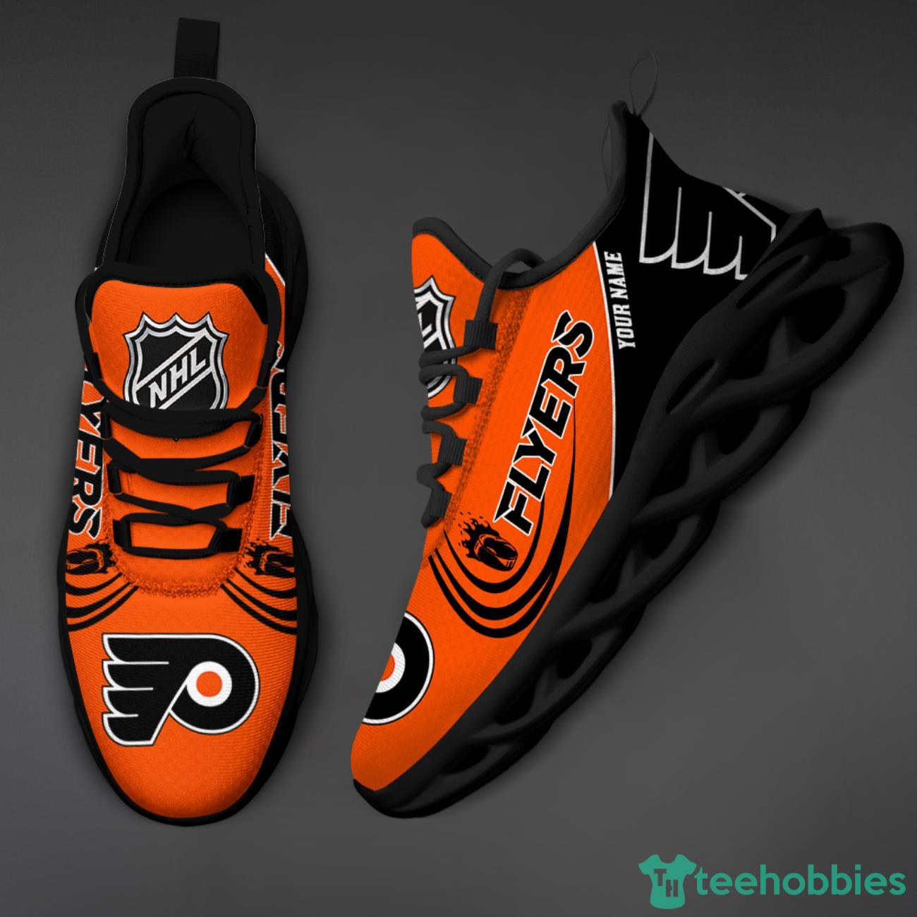 Philadelphia Flyers Nhl New 2024 Personalized Name Max Soul Shoes Product Photo 1