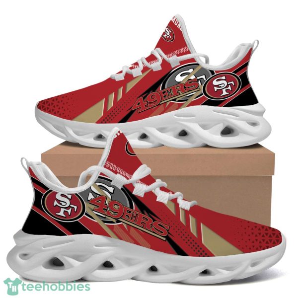 San Francisco 49Ers NFL Max Soul Shoes Custom Name Sneakers Product Photo 1