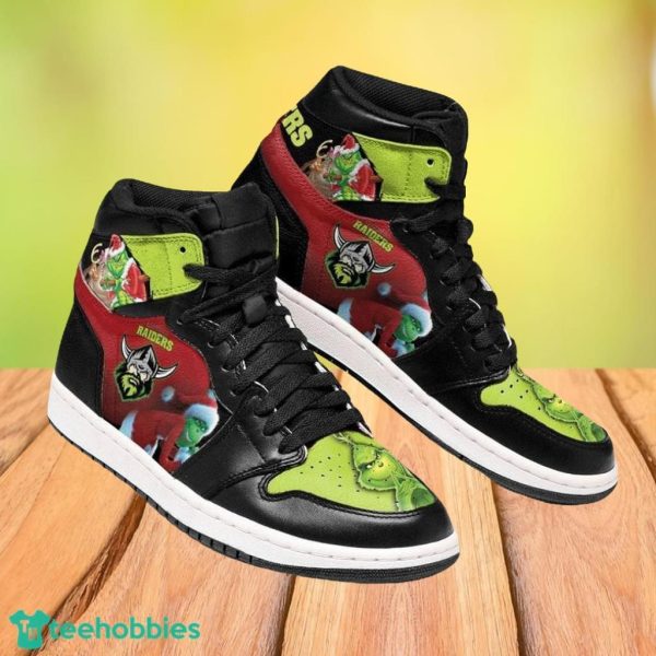 The Grinch Canberra Raiders Nrl Air Jordan Hightop Shoes Sport V2 Product Photo 1
