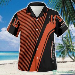 Cincinnati Bengals 555 3D Hawaiian Shirt Button Beach Shirt Product Photo 2