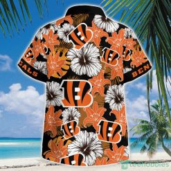 Cincinnati Bengals Big Flower 3D Hawaiian Shirt Button Beach Shirt Product Photo 1