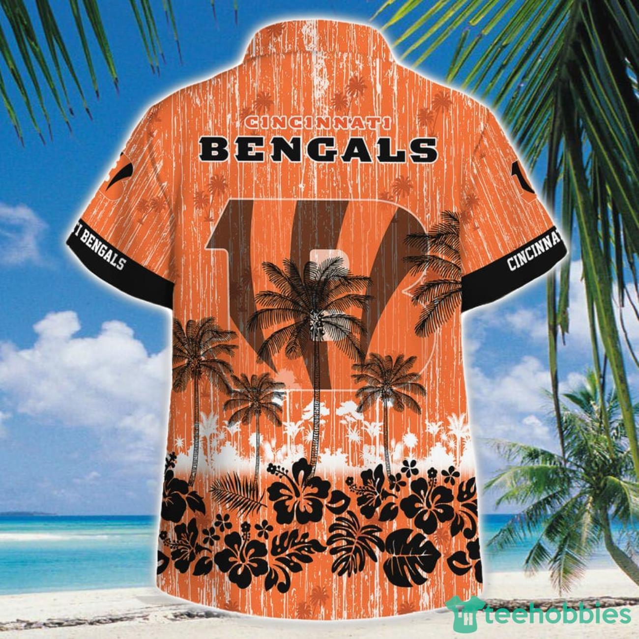 Cincinnati Bengals New Summer 3D Hawaiian Shirt Button Beach Shirt Product Photo 1
