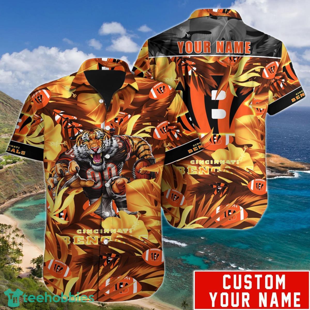 Cincinnati Bengals NFL Hawaiian Shirt Custom Name Unique Gift For Men And Women Product Photo 1