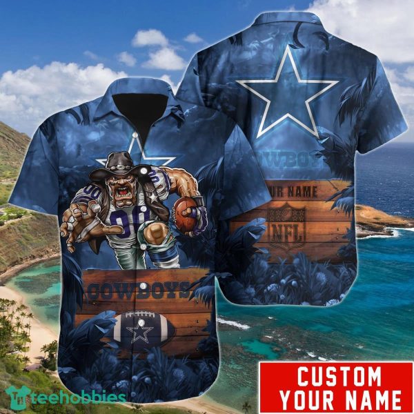 Dallas Cowboys NFL Hawaiian Shirt Custom Name Unique Gift For Men And Women Product Photo 1