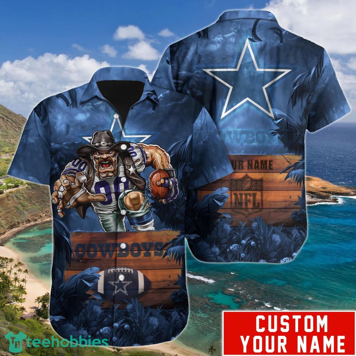 Dallas Cowboys NFL Hawaiian Shirt Custom Name Unique Gift For Men And Women Product Photo 1
