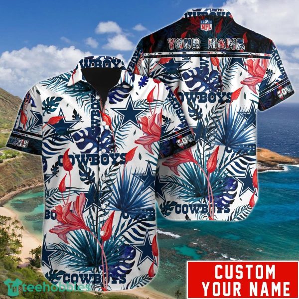Dallas Cowboys NFL Hawaiian Shirt Custom Name Unique Gift For Men Women Product Photo 1