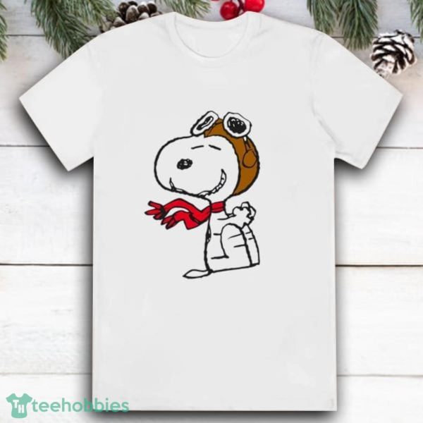 Funny Snoopy Flying Ace Snoopy Pilot Shirt Product Photo 1