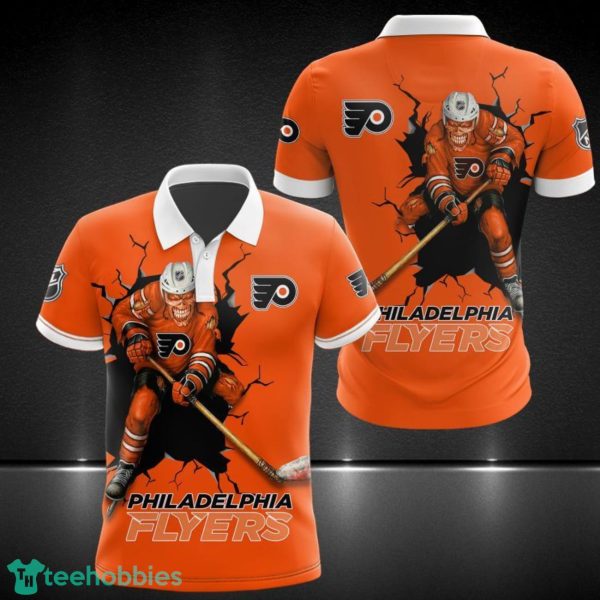 Philadelphia Flyers 3D Polo Shirt Sport Gift Fans men Women Sport Polo Shirt Product Photo 1