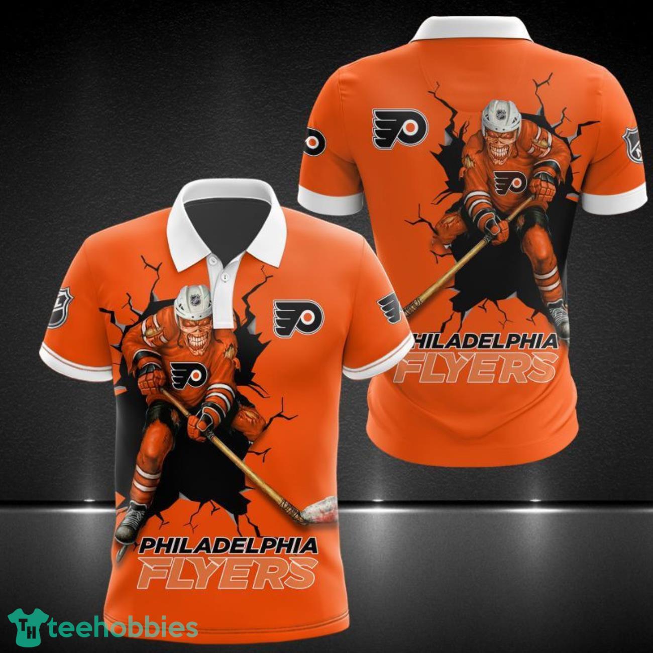 Philadelphia Flyers 3D Polo Shirt Sport Gift Fans men Women Sport Polo Shirt Product Photo 1