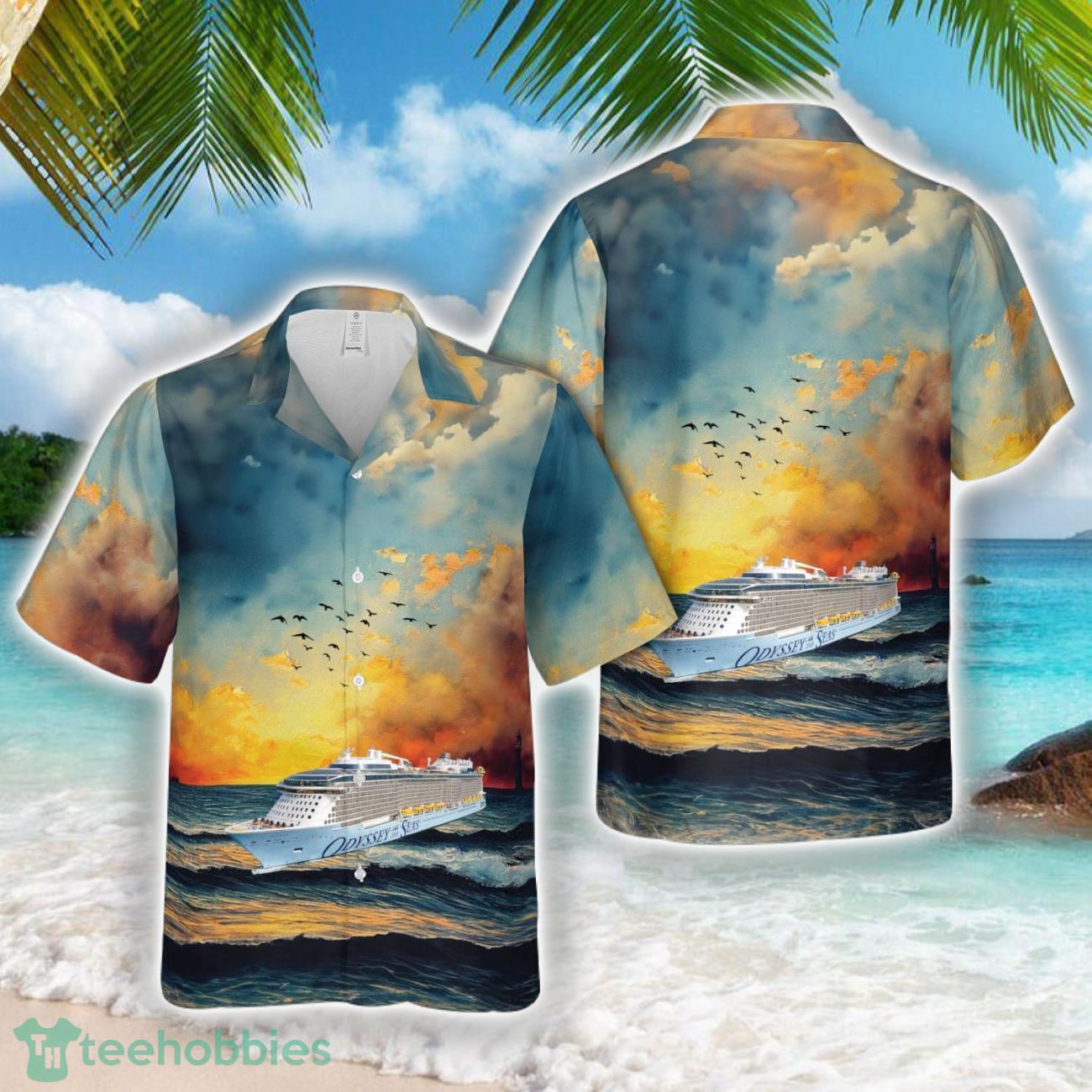 Royal Caribbean Odyssey of the Seas 3D Hawaiian Shirt Summer Trending Beach Gift Product Photo 1