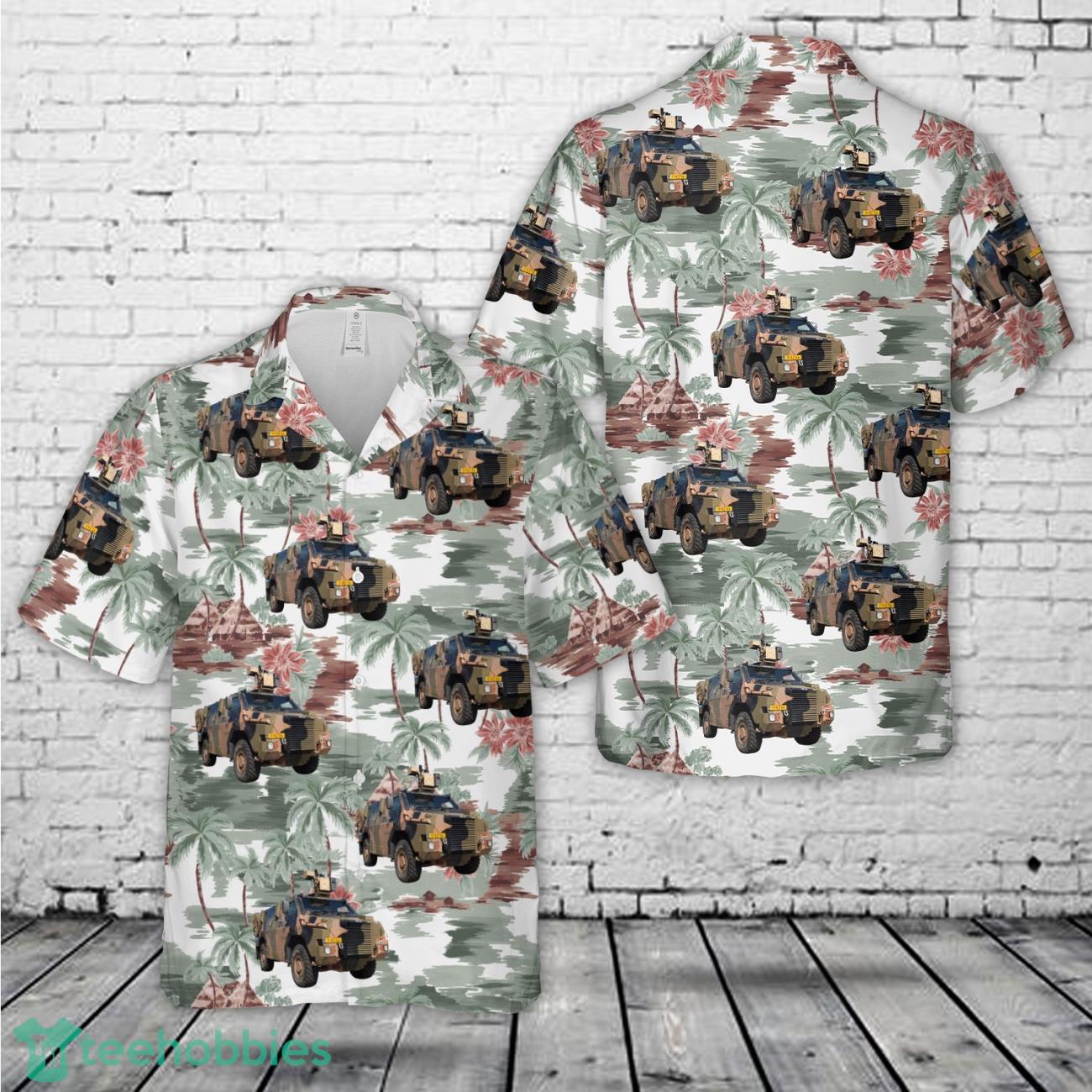 Royal Netherlands Army Mine resistant ambush protected Hawaiian Shirt image Royal Netherlands Army Mine-resistant ambush protected Hawaiian Shirt Product Photo 1