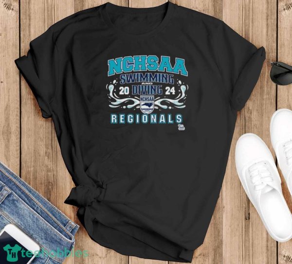 2024 NCHSAA Swimming And Diving Regionals Shirt - Black T-Shirt