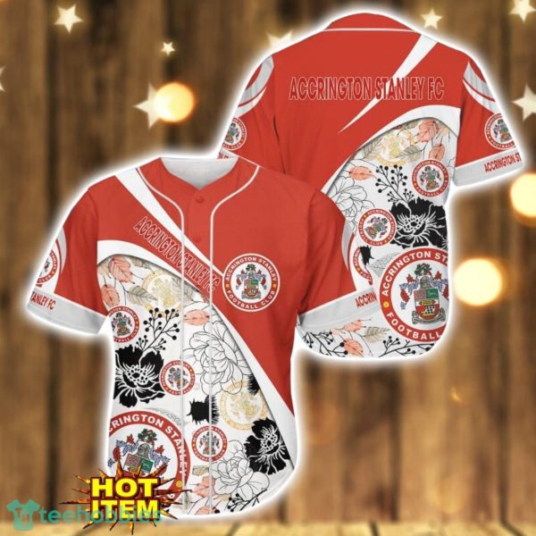Accrington Stanley 3D Printing Baseball Jersey Shirt Product Photo 1