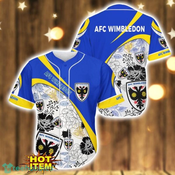 AFC Wimbledon 3D Printing Baseball Jersey Shirt unique Gift Product Photo 1