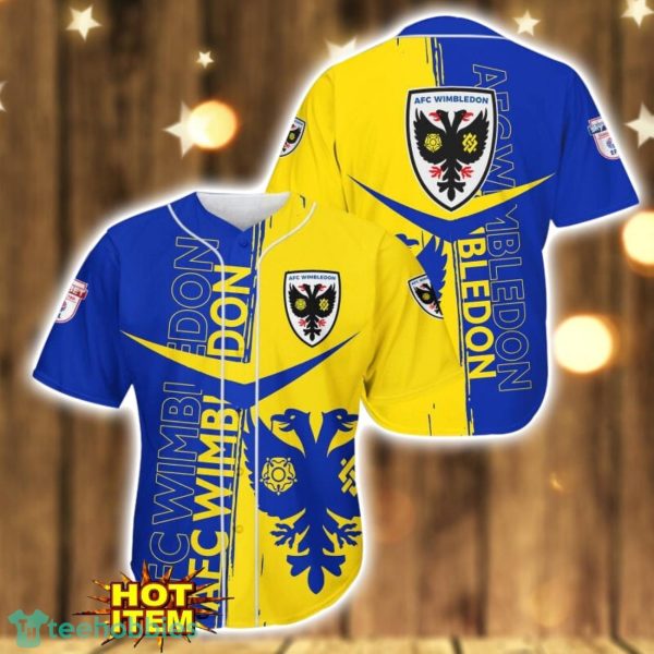 AFC Wimbledon Baseball Jersey Shirt 3D Printing Product Photo 1