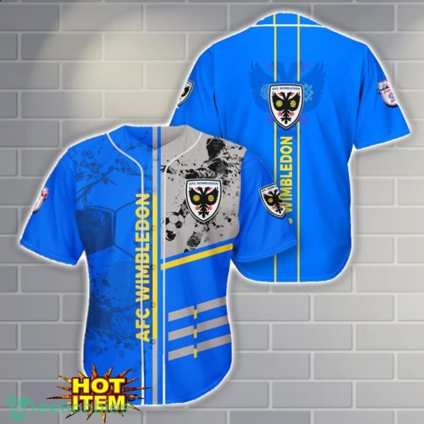 AFC Wimbledon Baseball Jersey Shirt For Men And Women Product Photo 1