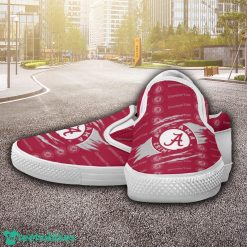 Alabama Crimson Tide Logo Team Slip On Shoes Trending Goft For Fans Product Photo 1