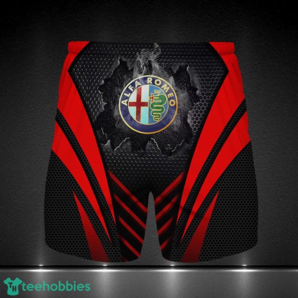 Alfa Romeo Printing 3D Beach Shorts For Men Summer Gift Product Photo 1