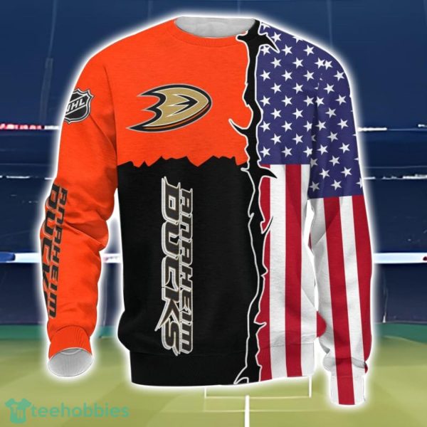 Anaheim Ducks 3D All Over Printed T-shirt Hoodie Sweatshirt Product Photo 3