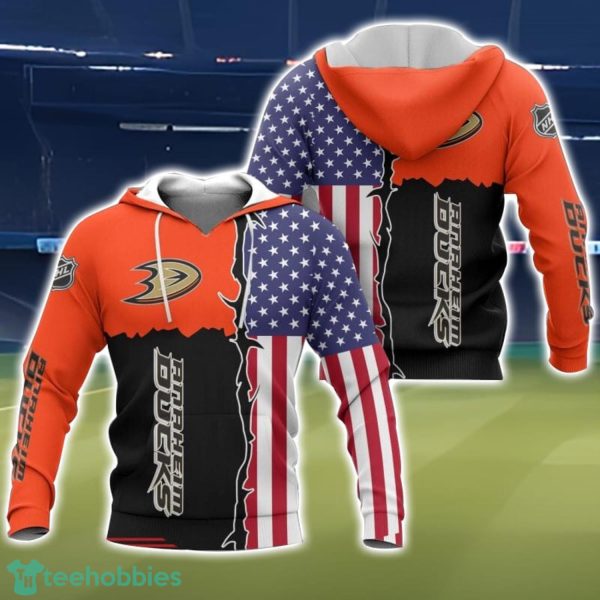 Anaheim Ducks 3D All Over Printed T-shirt Hoodie Sweatshirt Product Photo 1