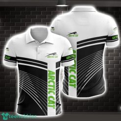 Arctic Cat Striped Style 3D Polo Shirt Shirt For Sport Golf Lover Product Photo 1