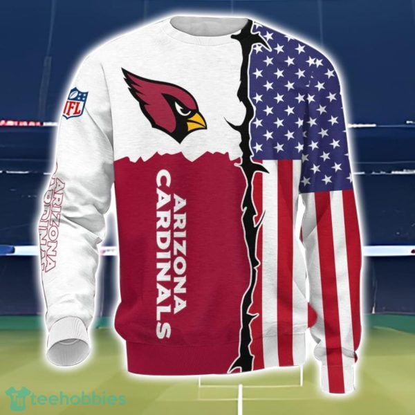 Arizona Cardinals 3D All Over Printed T-Shirt Sweatshirt Hoodie Product Photo 3