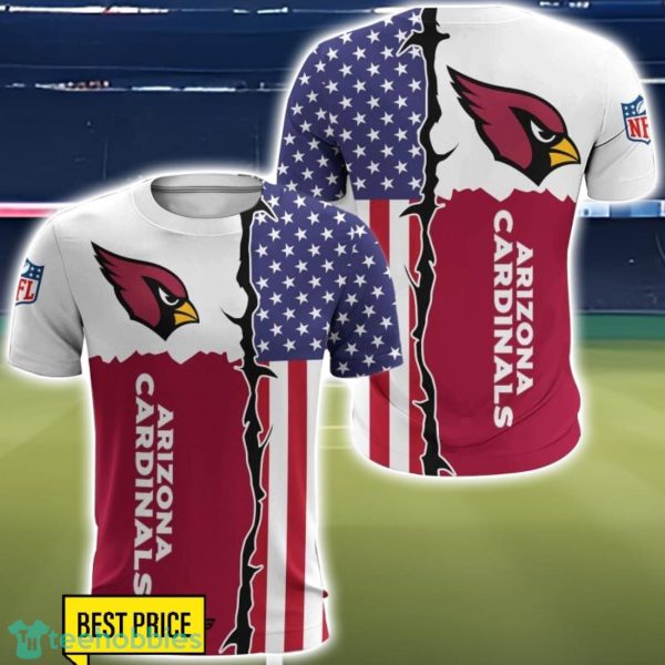 Arizona Cardinals 3D All Over Printed T-Shirt Sweatshirt Hoodie Product Photo 5
