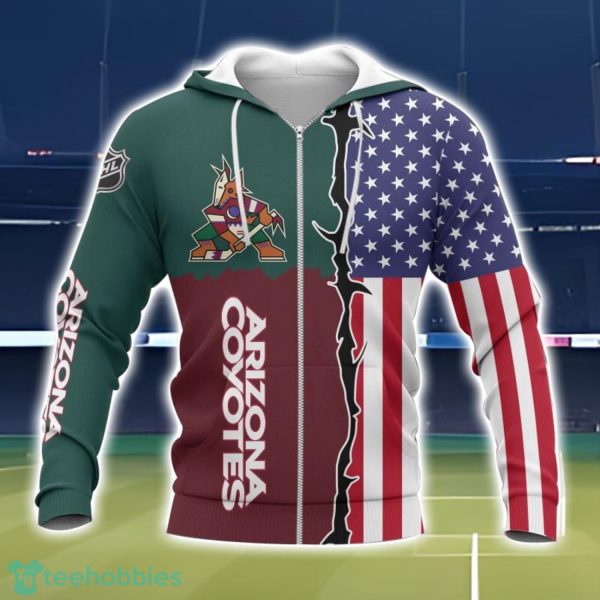 Arizona Coyotes 3D All Over Printed T-shirt Hoodie Sweatshirt Product Photo 2