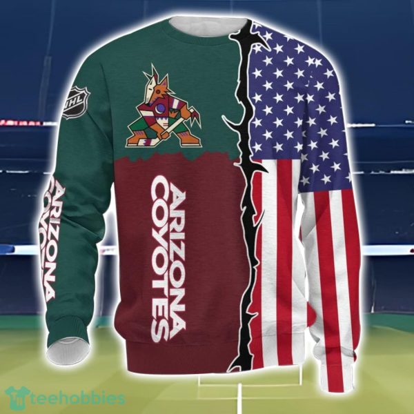 Arizona Coyotes 3D All Over Printed T-shirt Hoodie Sweatshirt Product Photo 3