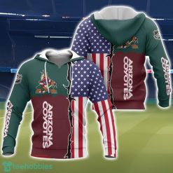 Arizona Coyotes 3D All Over Printed T-shirt Hoodie Sweatshirt Product Photo 1