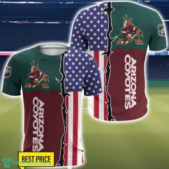 Arizona Coyotes 3D All Over Printed T-shirt Hoodie Sweatshirt Product Photo 5