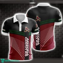 Arizona Coyotes Striped Style 3D Polo Shirt Shirt For Sport Golf Lover Product Photo 1