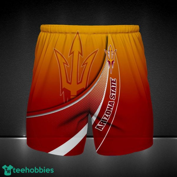 Arizona State Sun Devils football Printing 3D Beach Shorts For Men Summer Gift Product Photo 1