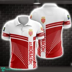 AS Monaco Striped Style 3D Polo Shirt Shirt For Sport Golf Lover Product Photo 1