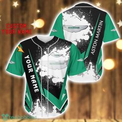 ASTON MARTIN Baseball Jersey Shirt 3D Printing Gift For Car Lover Custom Name Gift Product Photo 1