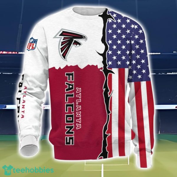 Atlanta Falcons 3D Printing T-Shirt Hoodie Sweatshirt For Fans Product Photo 3