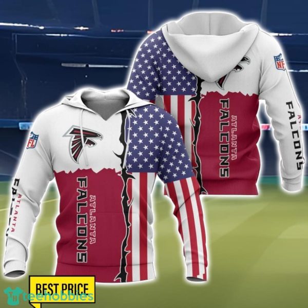 Atlanta Falcons 3D Printing T-Shirt Hoodie Sweatshirt For Fans Product Photo 1