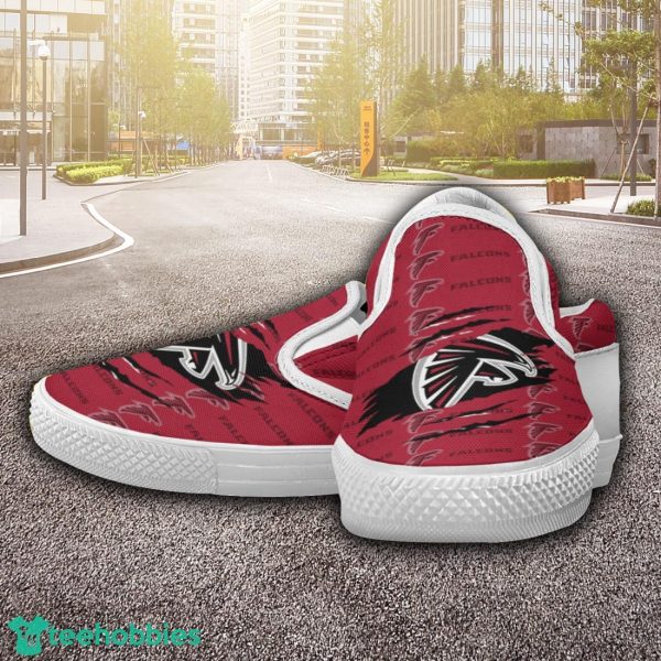 Atlanta Falcons Logo Team Slip On Shoes Trending Goft For Fans Product Photo 1