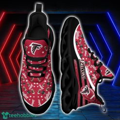 Atlanta Falcons NFL Ball Pattern Black And White Clunky Max Soul Shoes Running Lover Gift Product Photo 1